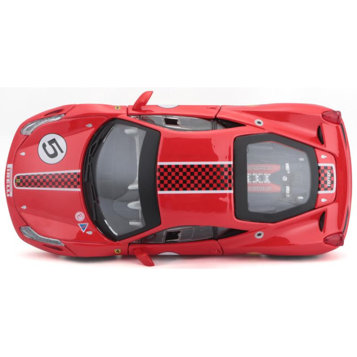 Bburago Ferrari 458 Challenge 1:24 červená