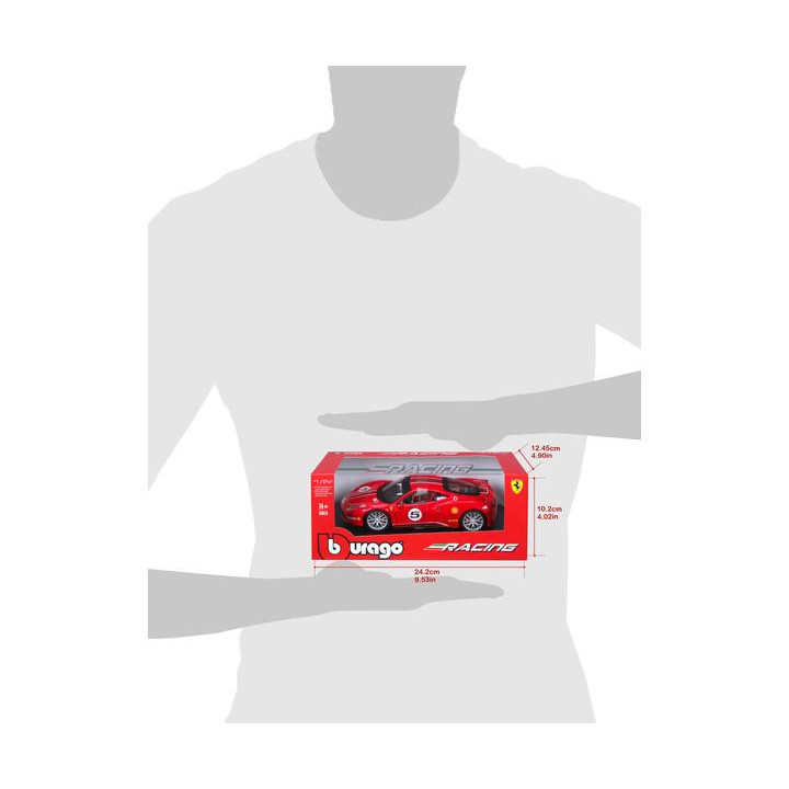 Bburago Ferrari 458 Challenge 1:24 červená