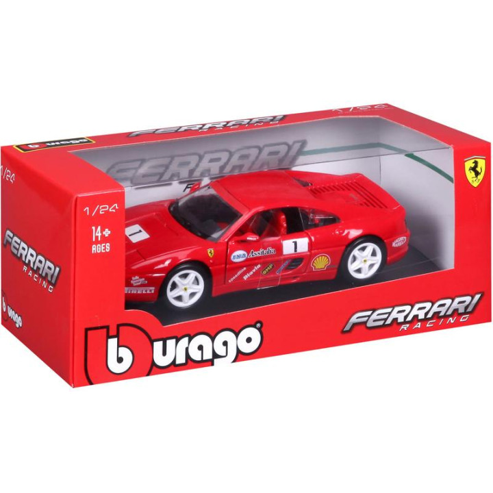 Bburago Ferrari F355 Challenge 1:24 červená