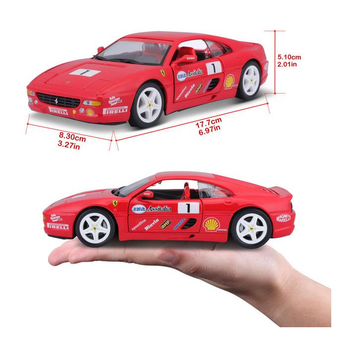 Bburago Ferrari F355 Challenge 1:24 červená