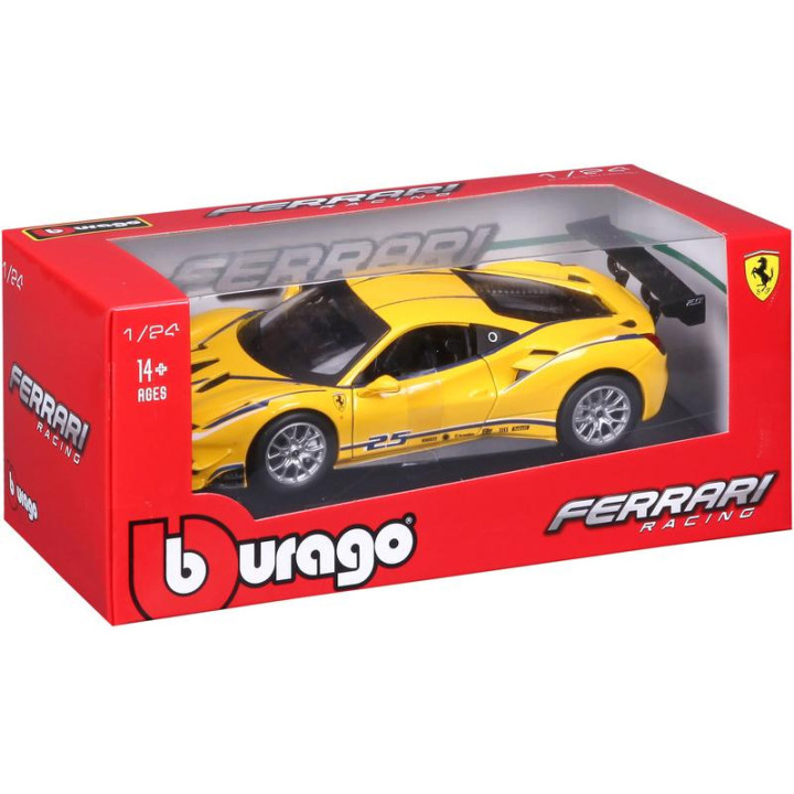 Bburago Ferrari 488 Challenge 1:24 žlutá