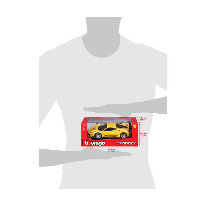 Bburago Ferrari 488 Challenge 1:24 žlutá