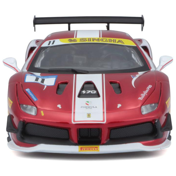 Bburago Ferrari 488 Challenge 2017 1:24 červená