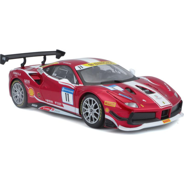 Bburago Ferrari 488 Challenge 2017 1:24 červená