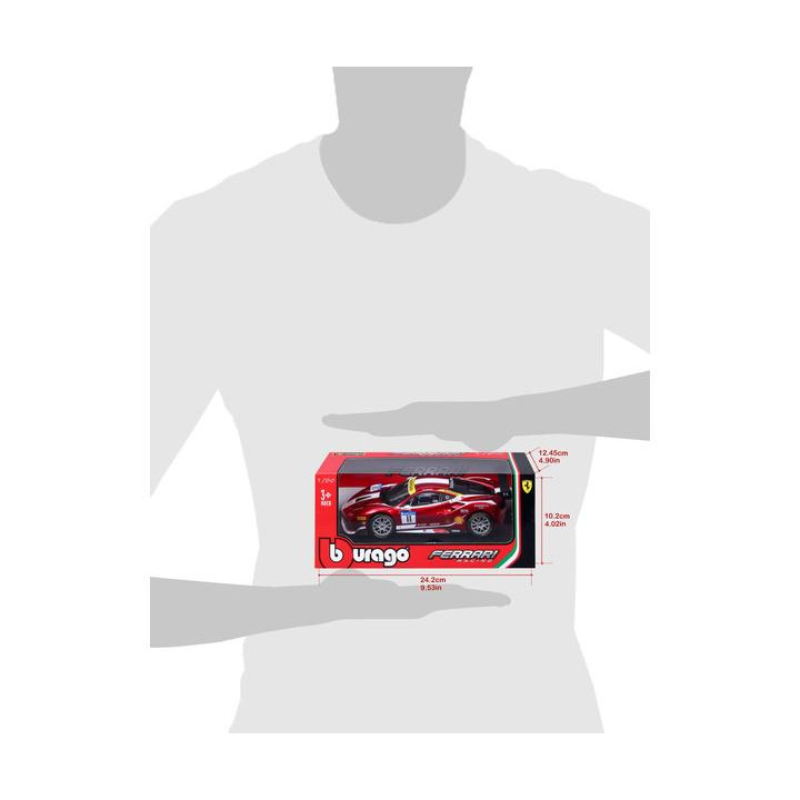 Bburago Ferrari 488 Challenge 2017 1:24 červená