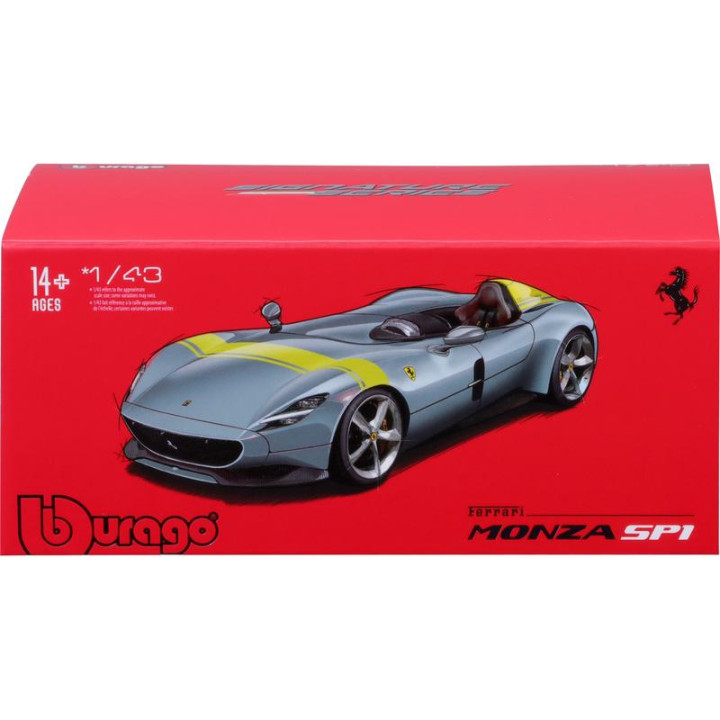Bburago Signature Ferrari Monza SP1 1:43 stříbrná