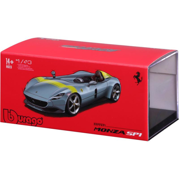 Bburago Signature Ferrari Monza SP1 1:43 stříbrná