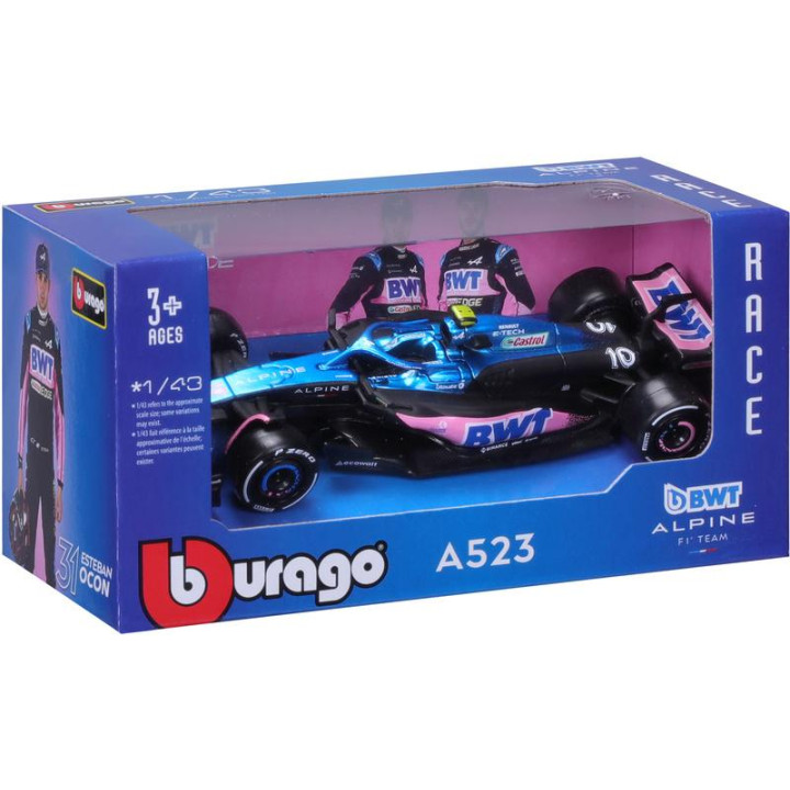 Bburago BWT Alpine F1 Team A523 1:43 #10 Gasly