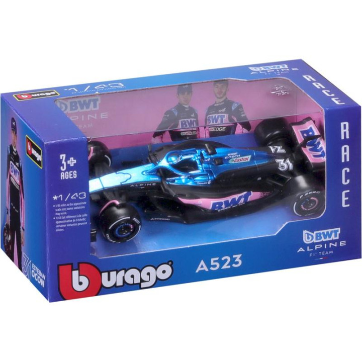 Bburago BWT Alpine F1 Team A523 1:43 #31 Ocon
