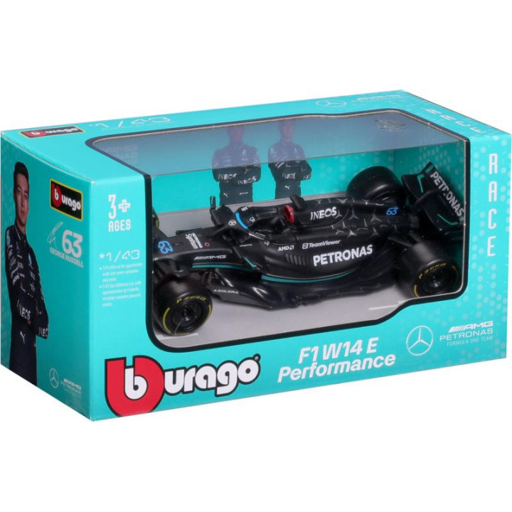 Bburago Mercedes-AMG F1 W14 E Performance 1:43 #63 Russell