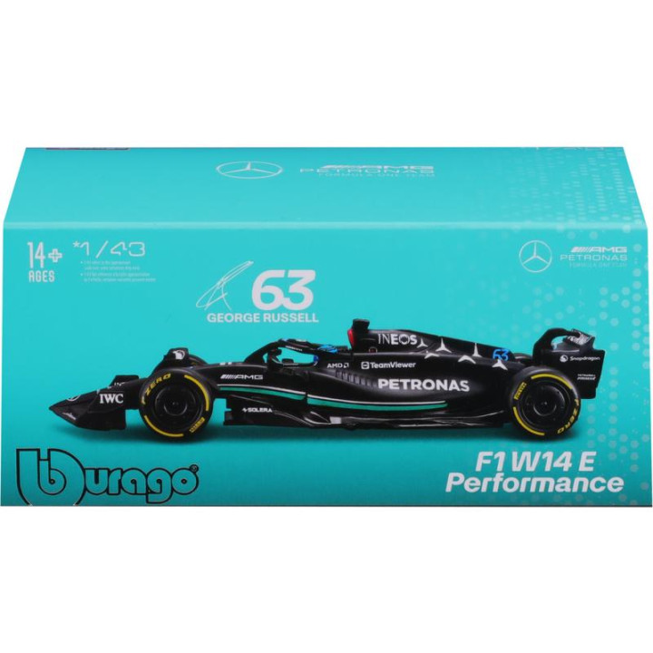 Bburago Signature Mercedes-AMG F1 W14 E Performance 1:43 #63 Russell
