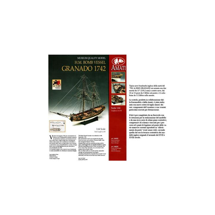 VICTORY MODELS H.M. Granado 1741 1:64 kit