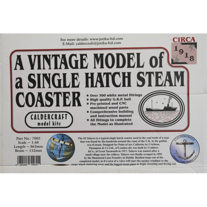 CALDERCRAFT S.S. Talacre 1:48 kit