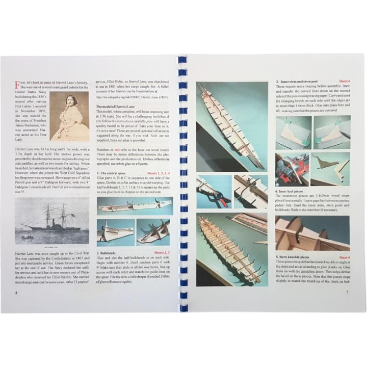 Model Shipways Harriet Lane 1:96