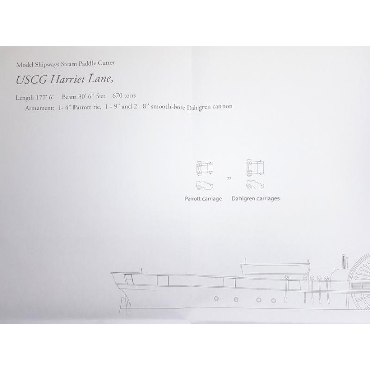 Model Shipways Harriet Lane 1:96