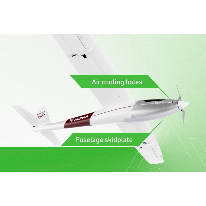 KAVAN Alpha V2 1500mm RTF - červená