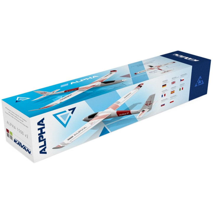 KAVAN Alpha V2 1500mm RTF - červená