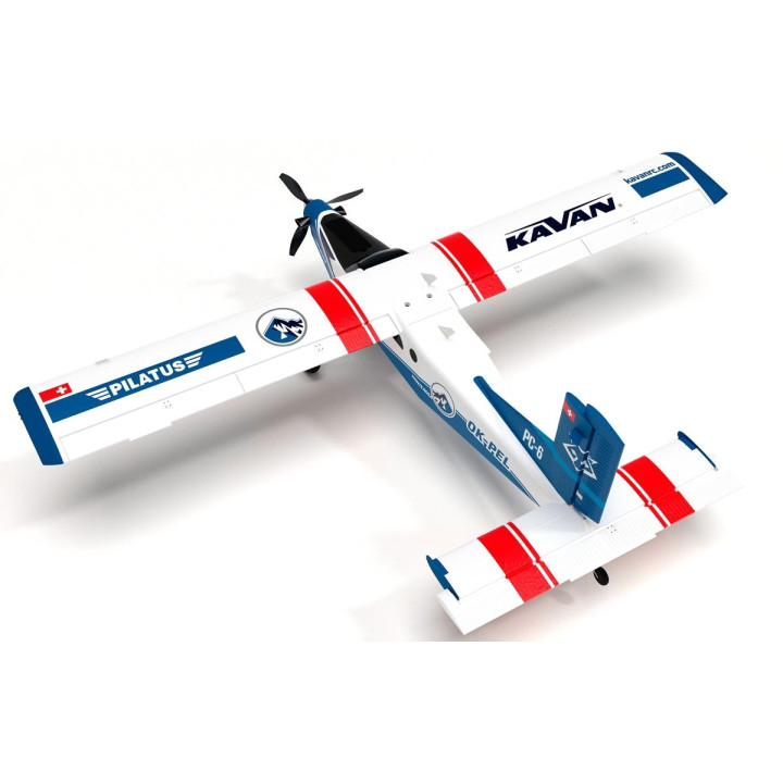 KAVAN Pilatus PC-6 Porter 1500mm ARF - modrá