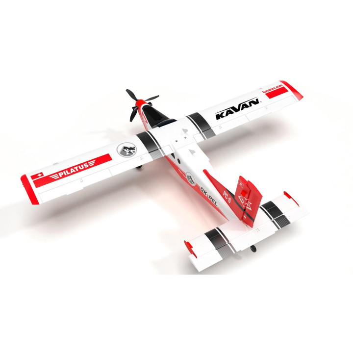 KAVAN Pilatus PC-6 Porter 1500mm ARF - červená