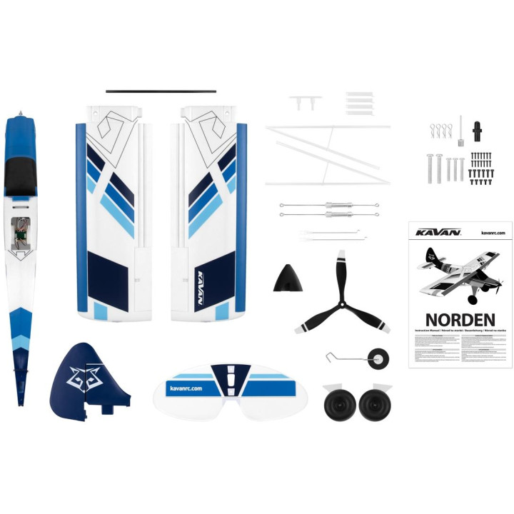 KAVAN Norden 1600mm ARF - modrá