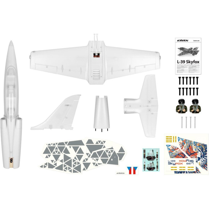 KAVAN L-39 Skyfox 1088mm ARF - bílá