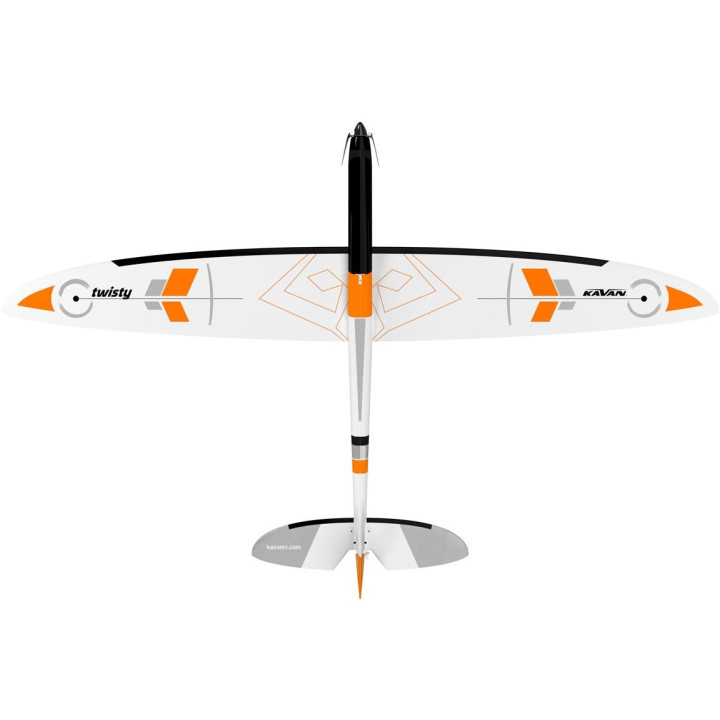 KAVAN Twisty 1512mm ARF - oranžová