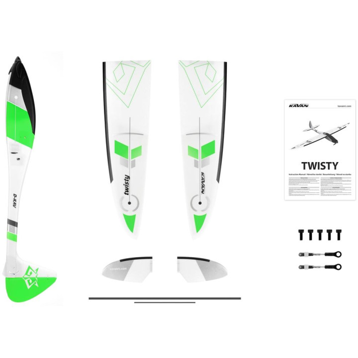 KAVAN Twisty 1512mm ARF - zelená