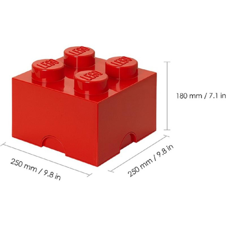 LEGO úložné boxy Multi-Pack černá, bílá, šedá - 4ks