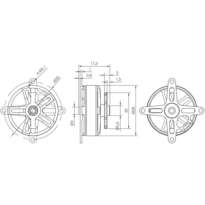KAVAN Brushless Motor PRO 2811-1800