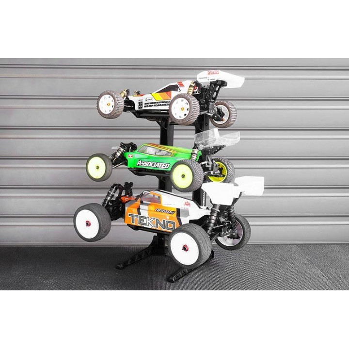 Skládací stojánek pro RC auta, výška 475 mm, 3 patra
