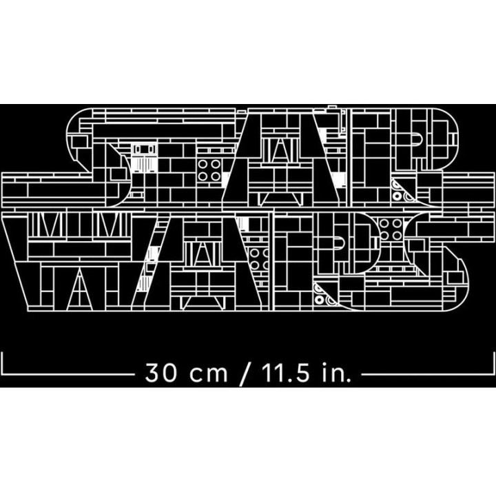 LEGO Star Wars - Logo Star Wars™ z kostek