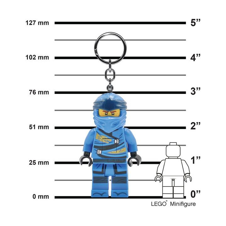 LEGO svítící klíčenka - Ninjago Legacy Jay