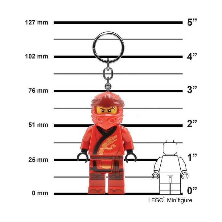 LEGO svítící klíčenka - Ninjago Legacy Kai