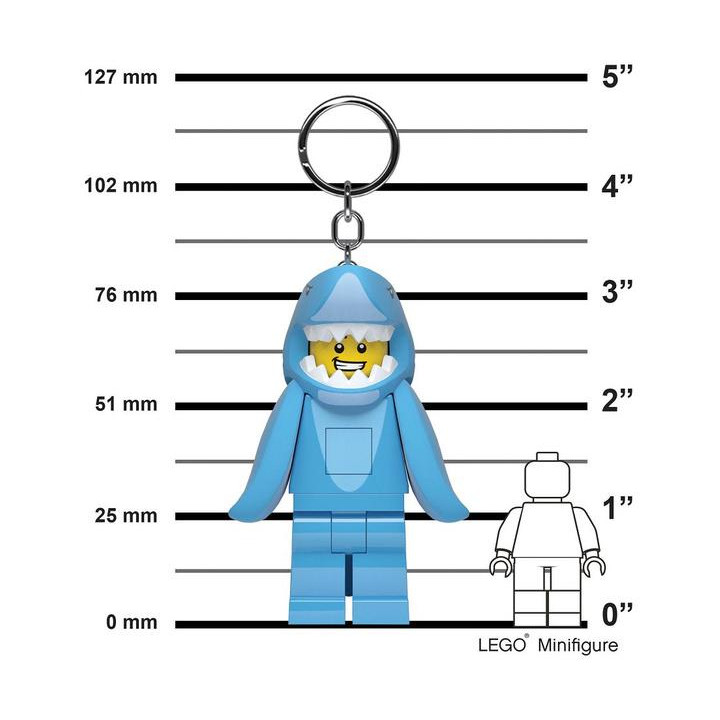LEGO svítící klíčenka - Iconic Žralok