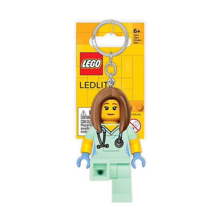 LEGO svítící klíčenka - Zdravotní sestra
