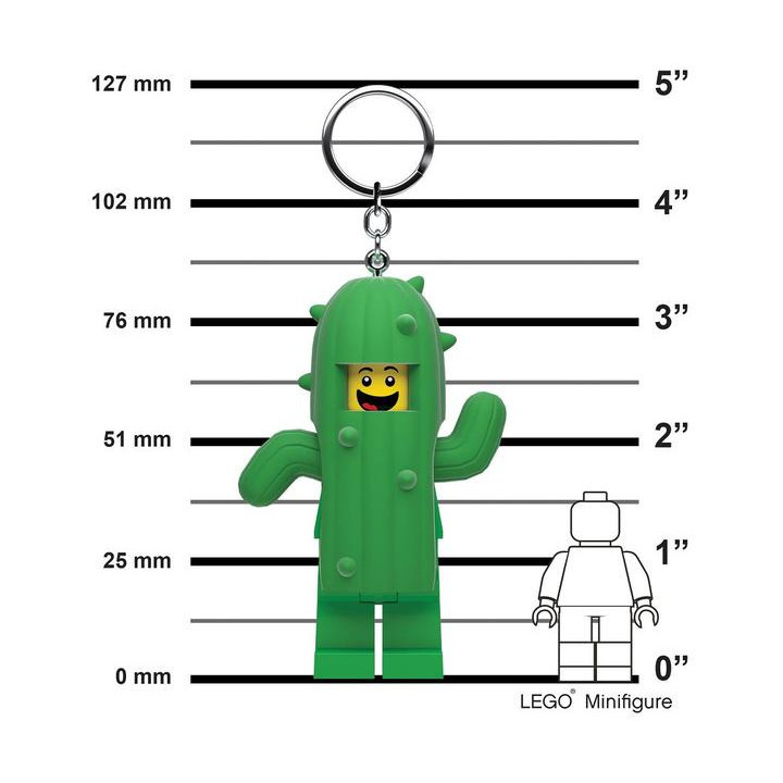 LEGO svítící klíčenka - Kaktus