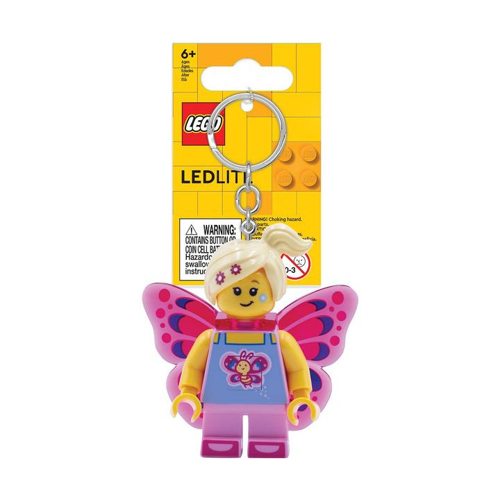LEGO svítící klíčenka - Motýlí dívka