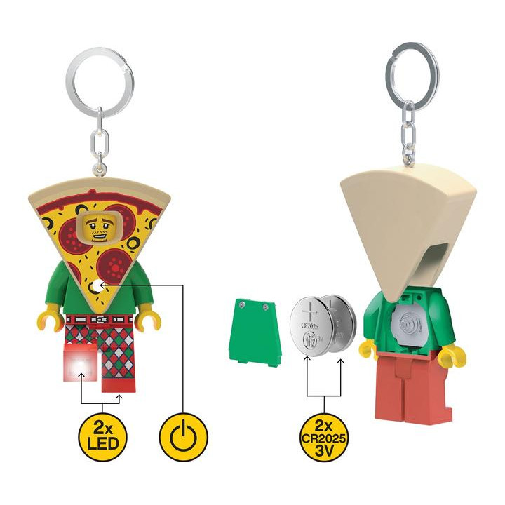 LEGO svítící klíčenka - Iconic Pizza