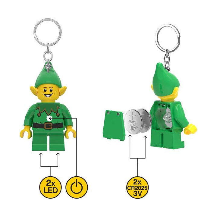 LEGO svítící klíčenka - Iconic Elf