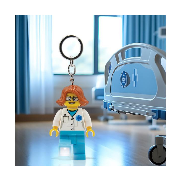 LEGO svítící klíčenka - Iconic Doktorka