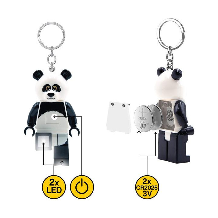 LEGO svítící klíčenka - Panda