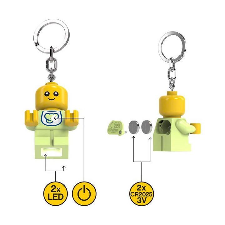 LEGO svítící klíčenka - Baby