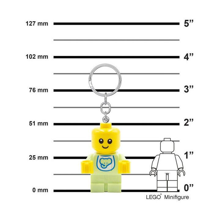 LEGO svítící klíčenka - Baby