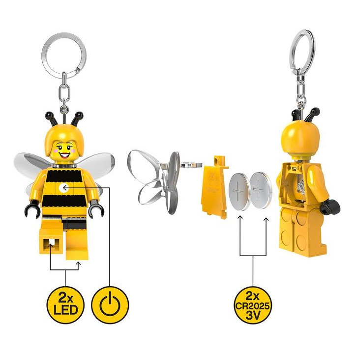 LEGO svítící klíčenka - Čmeláčí dívka