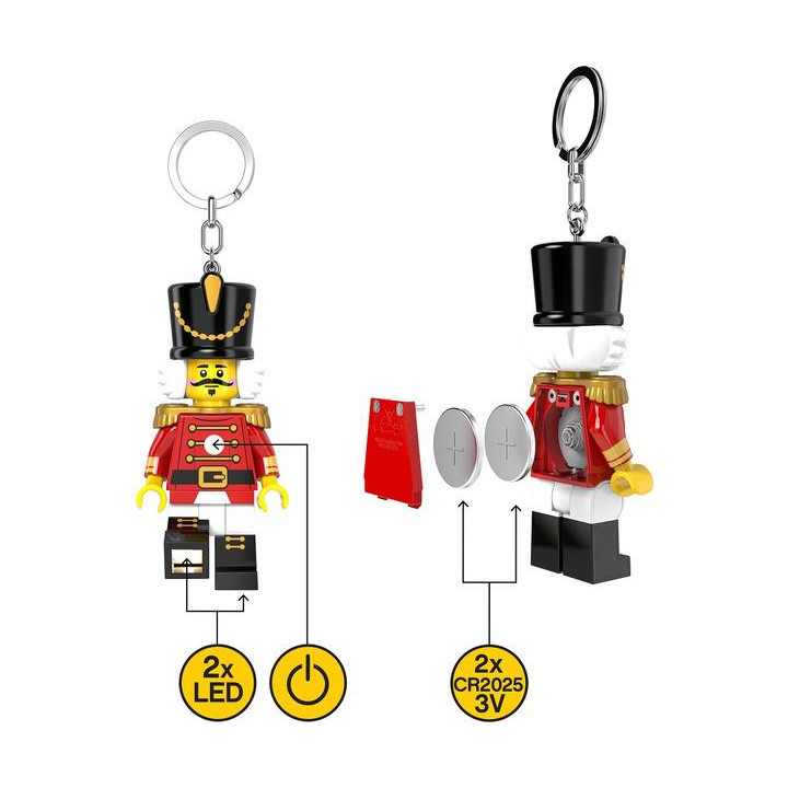 LEGO svítící klíčenka - Louskáček