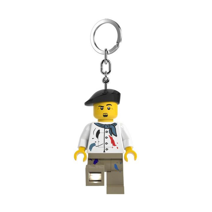 LEGO svítící klíčenka - Malíř