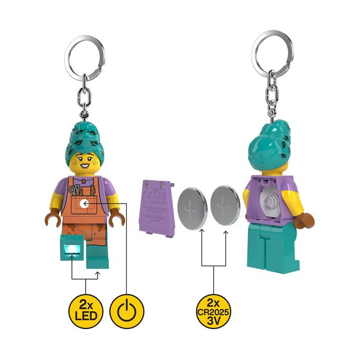 LEGO svítící klíčenka - Hrnčířka