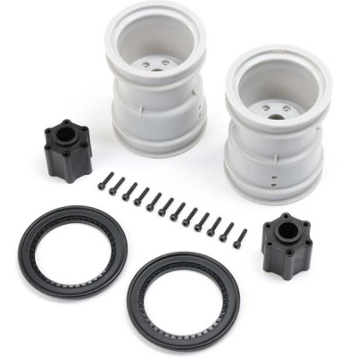 Losi kolo 2.6", beadlock kroužek černý (2): LMT 2.0