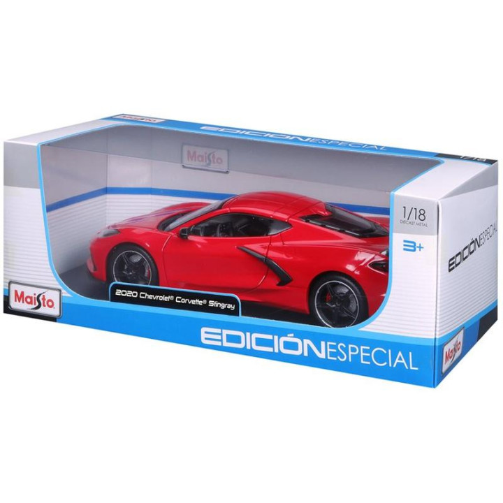 Maisto Chevrolet Corvette Stingray 2020 1:18 červená