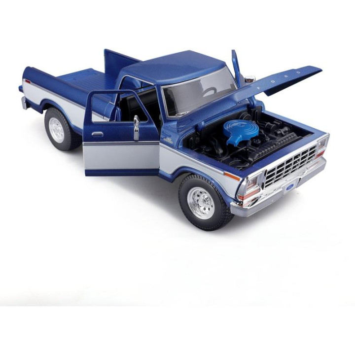 Maisto Ford F150 Pick-up 1979 1:18 modrá metalíza